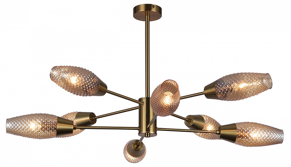 Люстра на штанге escada desire 10165/8pl copper