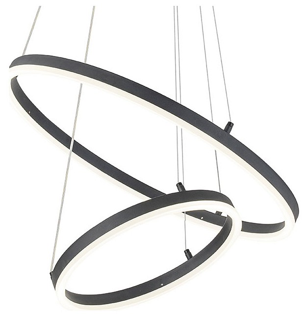 Подвесной светильник escada void 10254/2led black app