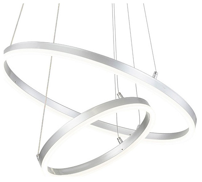 Подвесной светильник escada void 10254/2led silver app