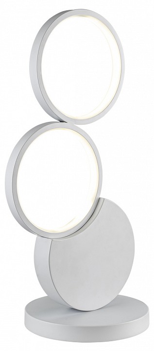 Настольная лампа декоративная escada lunar 10263/l led white