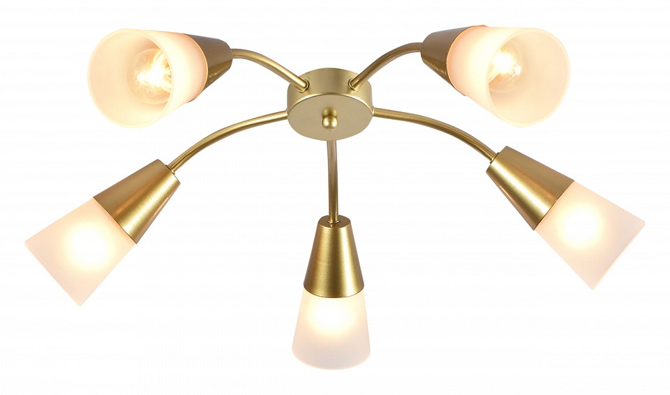 Потолочная люстра escada aquilegia 1100/5p gold
