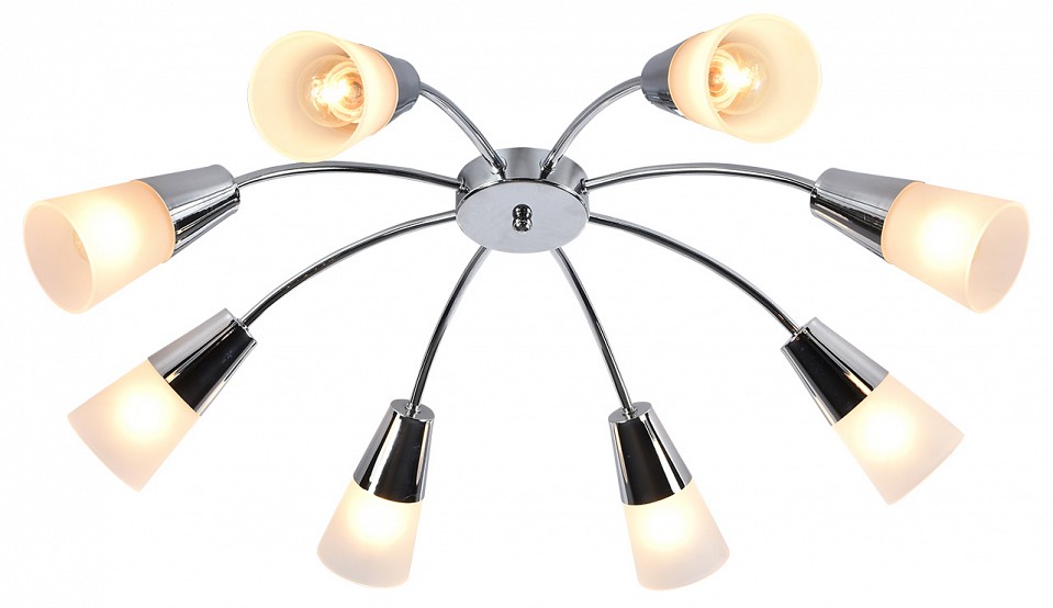 Потолочная люстра escada aquilegia 1100/8p chrome