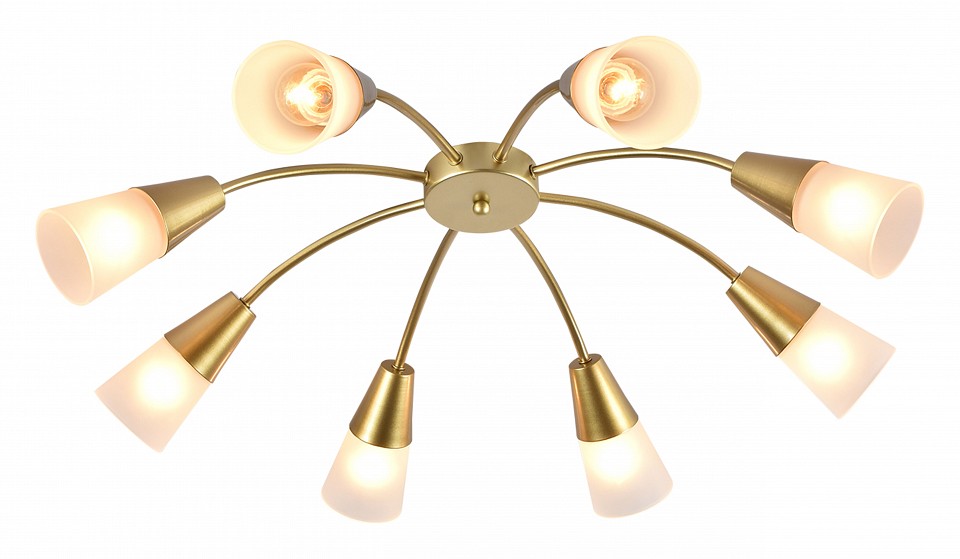 Потолочная люстра escada aquilegia 1100/8p gold