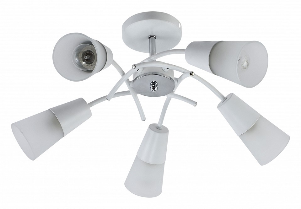 Люстра на штанге escada calla 1109/5p white