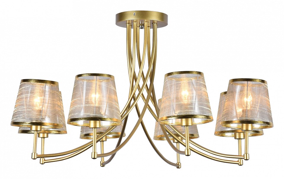 Люстра на штанге escada oriole 1126/8pl gold