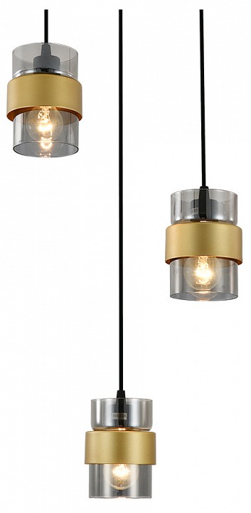 Подвесная люстра escada hurricane 1139/3s black/gold