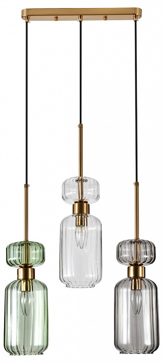 Подвесной светильник escada gloss 1141/3s cl/gn/sm