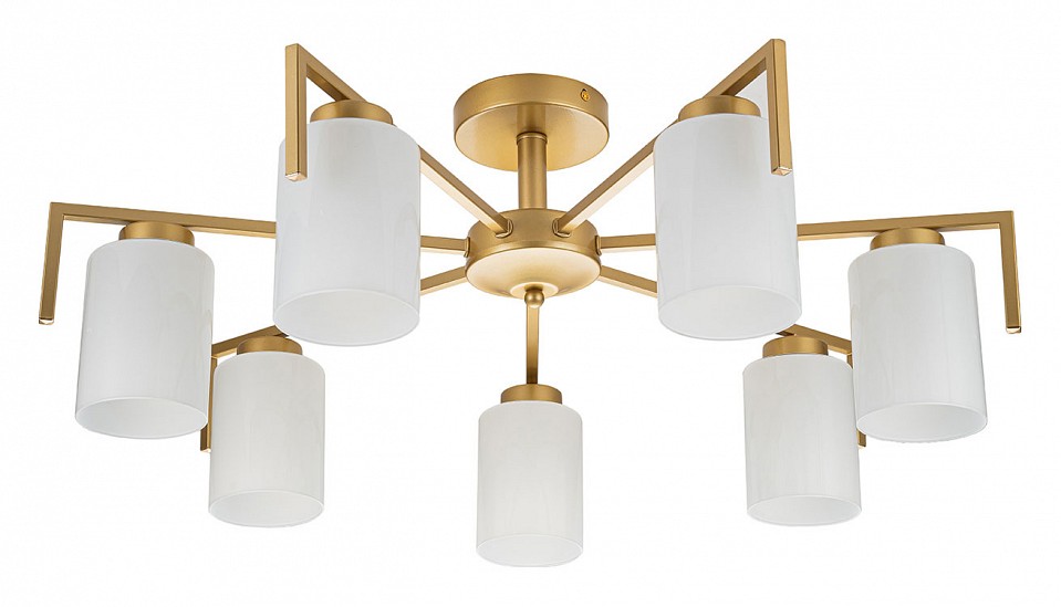 Люстра на штанге escada style 1142/7p gold