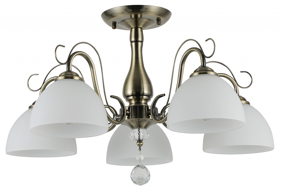 Люстра на штанге escada essay 1149/5p bronze