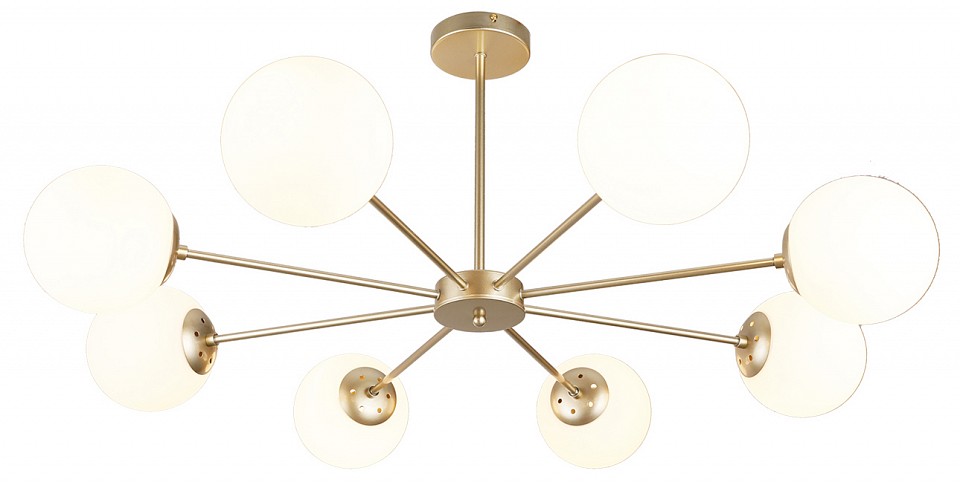 Люстра на штанге escada ethereal 2110/8p gold