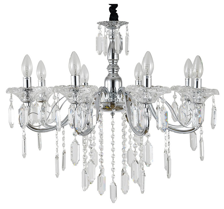 Подвесная люстра escada fantail 2111/8p chrome