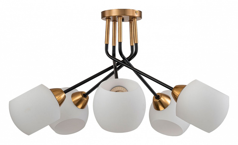 Люстра на штанге escada bond 2113/5p copper/black