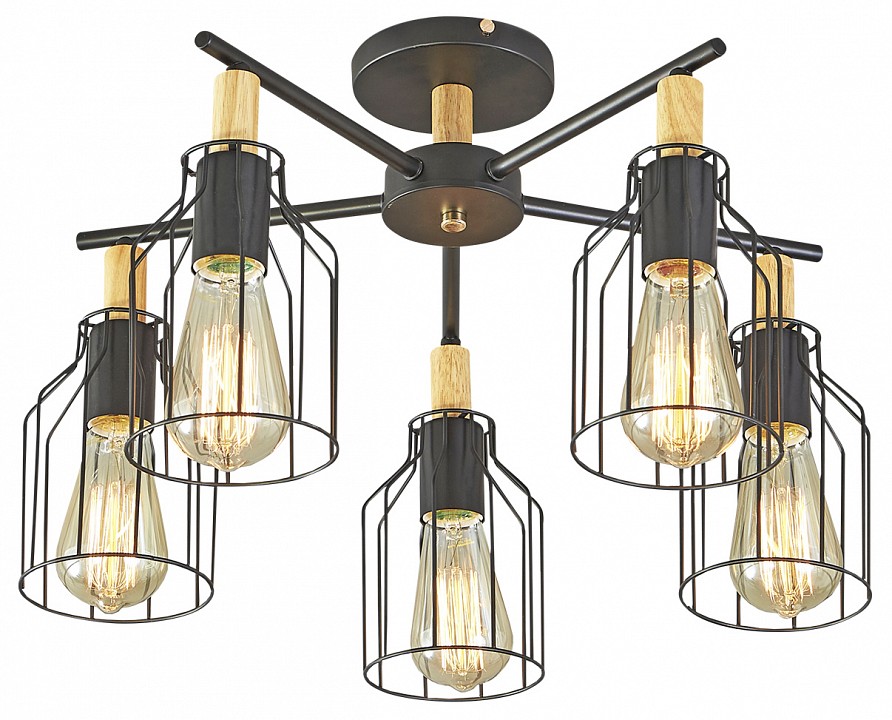 Люстра на штанге escada texas 469/5pl black