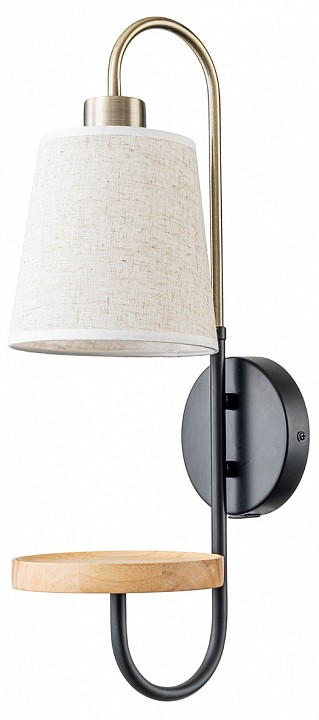 Бра с полкой escada aspen 582/1a