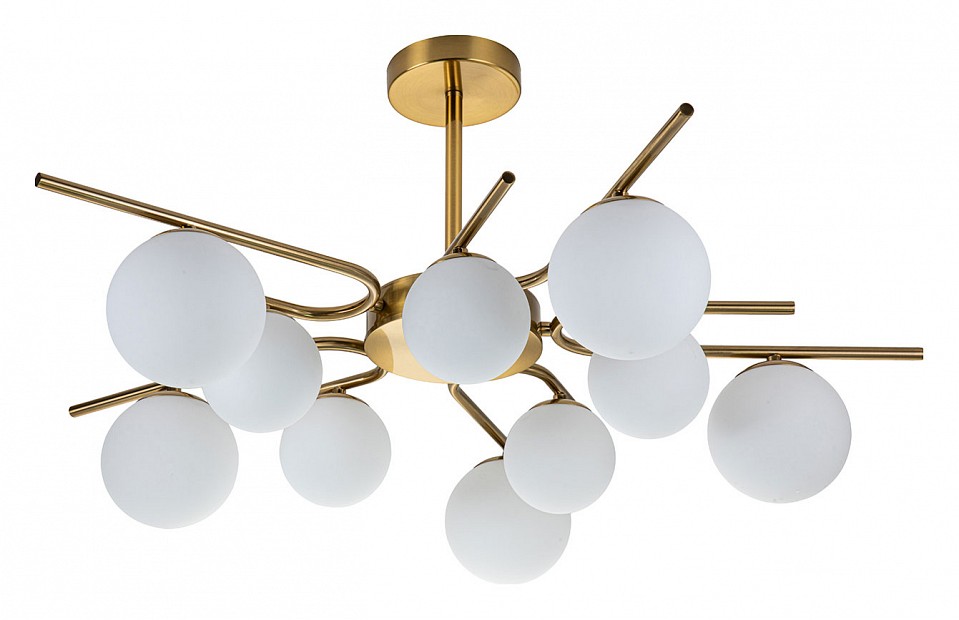 Люстра на штанге escada sphere 642/10p brass