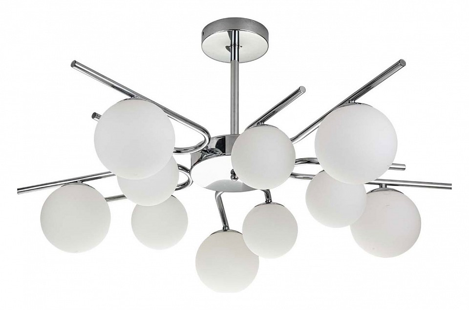 Люстра на штанге escada sphere 642/10p silver