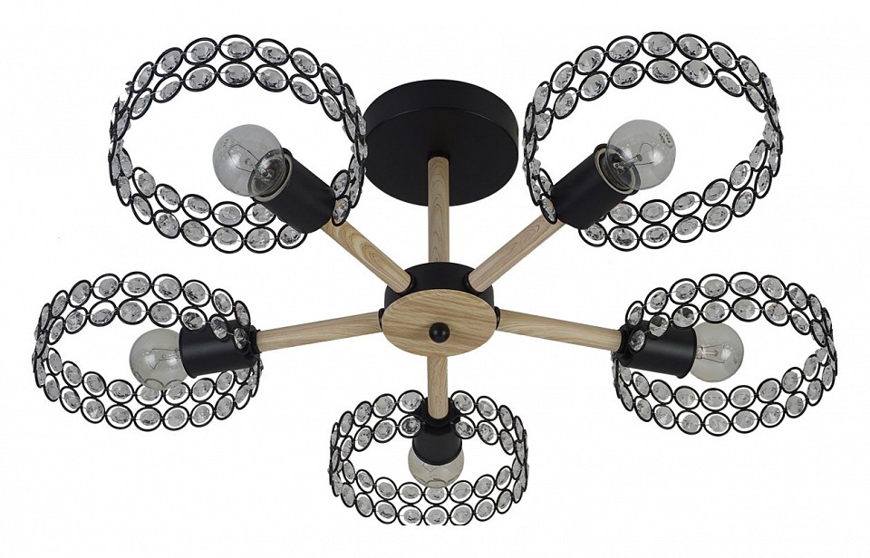 Люстра на штанге escada banjo 679/5p black