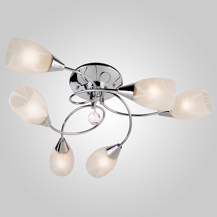 Потолочная люстра eurosvet virginia 2275/6 хром