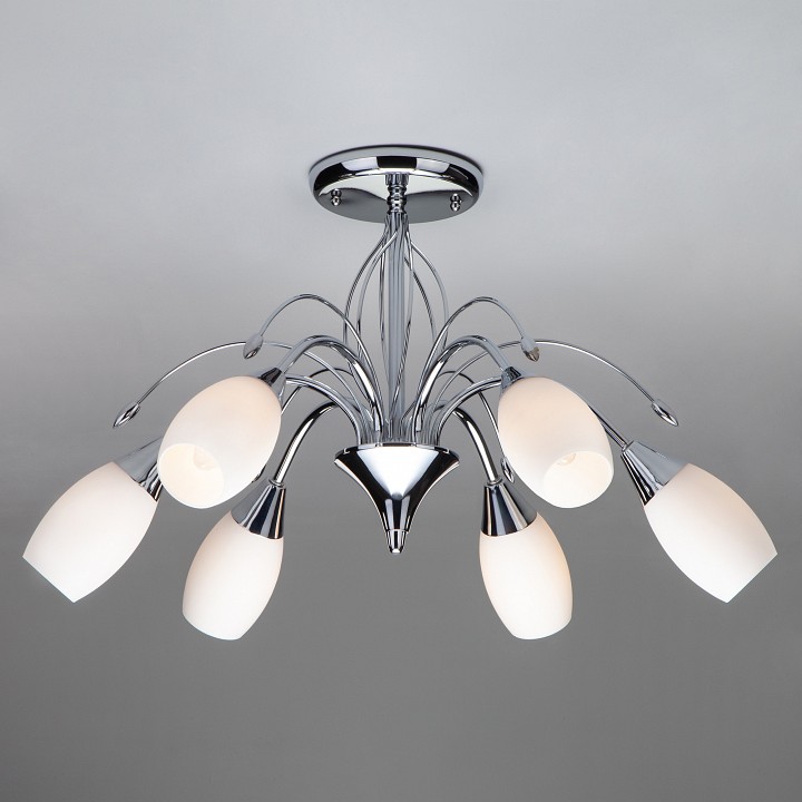 Люстра на штанге eurosvet ginevra 22080/6 хром