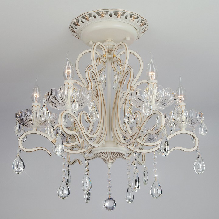 Потолочная люстра eurosvet etna 12205/6 белый strotskis