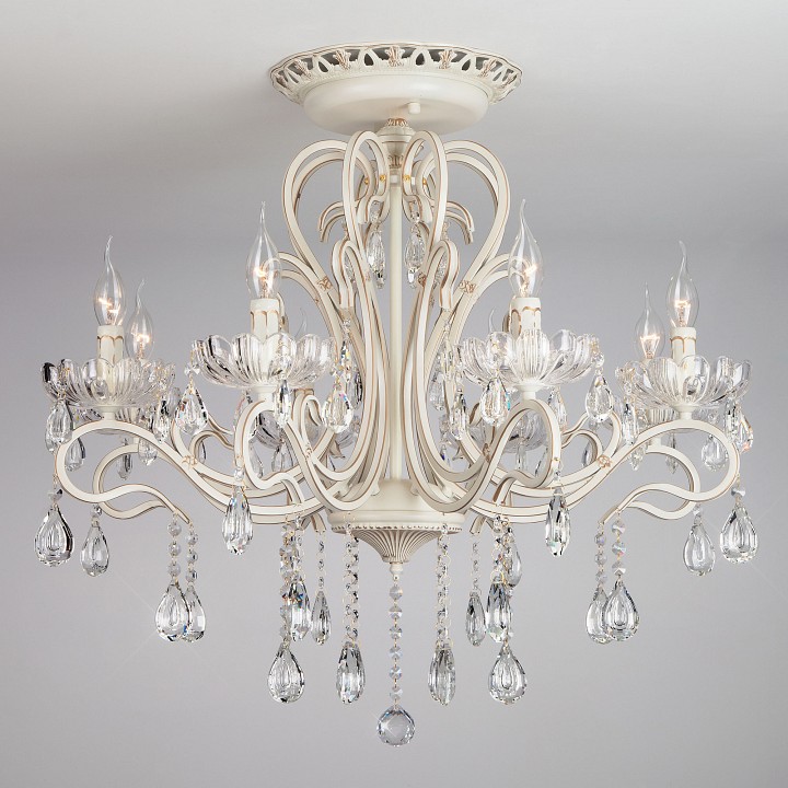 Потолочная люстра eurosvet etna 12205/8 белый strotskis