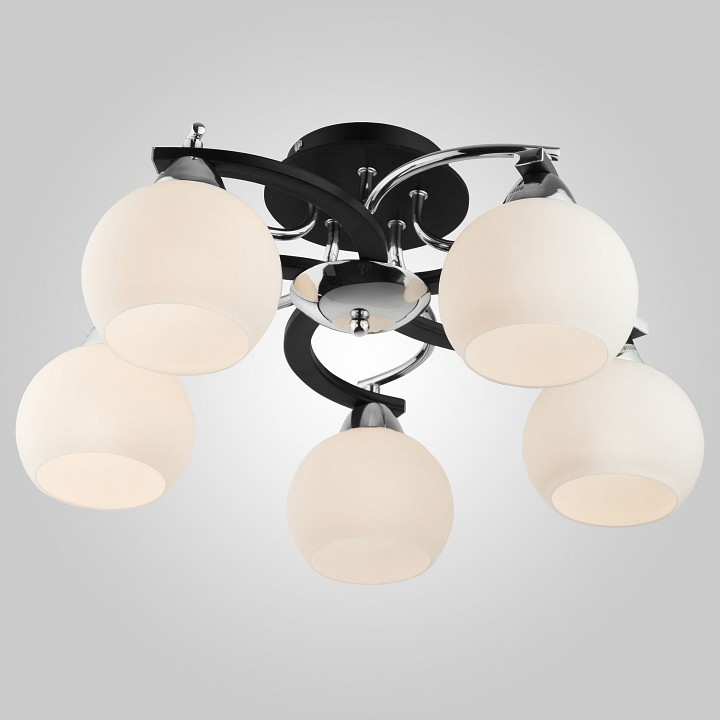 Потолочная люстра eurosvet larion 9654/5 хром/венге