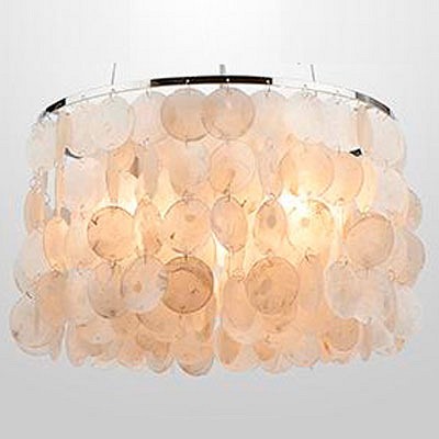 Подвесная люстра eurosvet sandra 60005/3 хром/перламутр