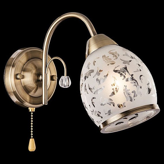 Бра eurosvet gabriella 30026/1 античная бронза