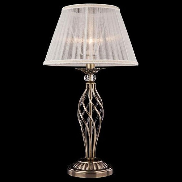 Настольная лампа декоративная eurosvet selesta 01002/1 античная бронза