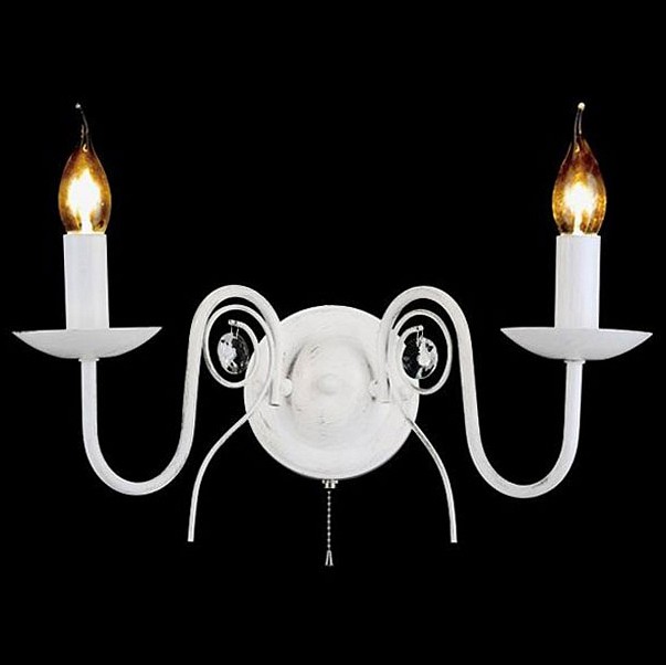 Бра eurosvet tomas 60018/2 белый с золотом