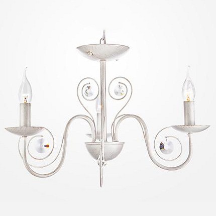 Подвесная люстра eurosvet tomas 60018/3 белый с золотом