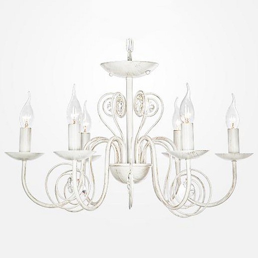 Подвесная люстра eurosvet tomas 60018/6 белый с золотом