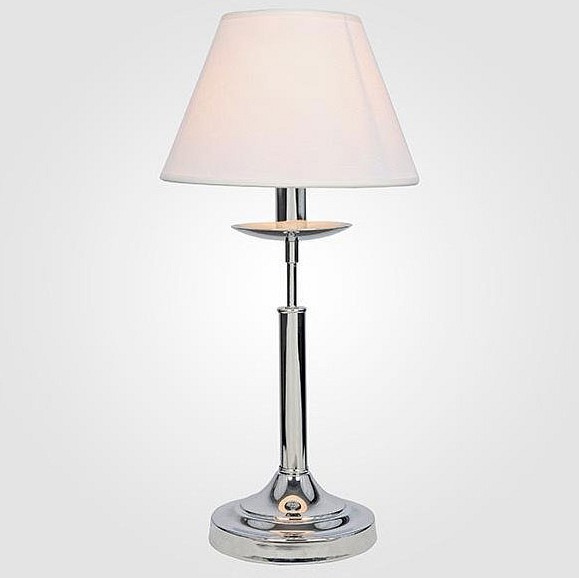 Настольная лампа декоративная eurosvet hotel 01010/1 хром