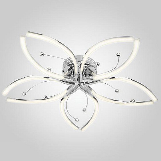 Накладной светильник eurosvet fiona 90056/5 хром