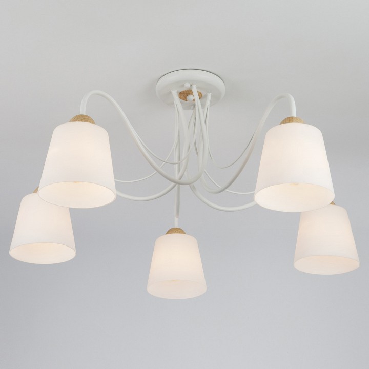 Потолочная люстра eurosvet betty 70062/5 белый