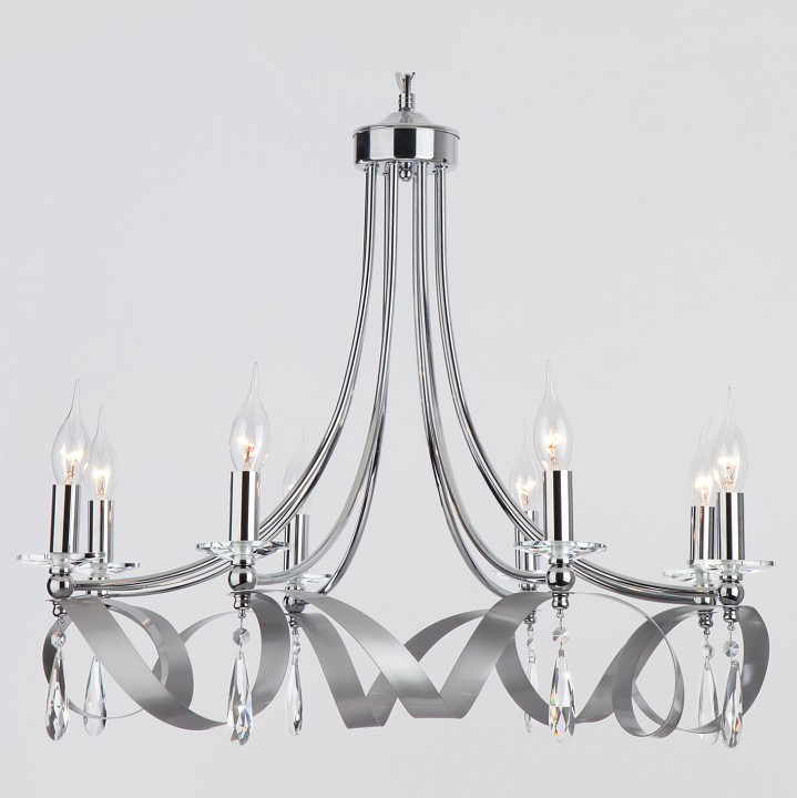 Подвесная люстра eurosvet adelia 60064/8 хром