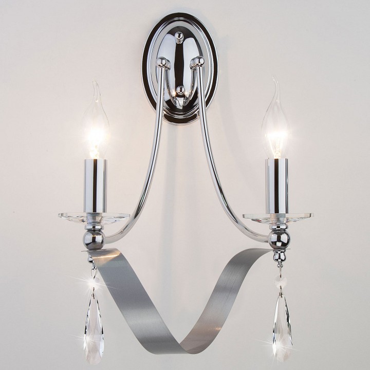 Бра eurosvet adelia 60064/2 хром