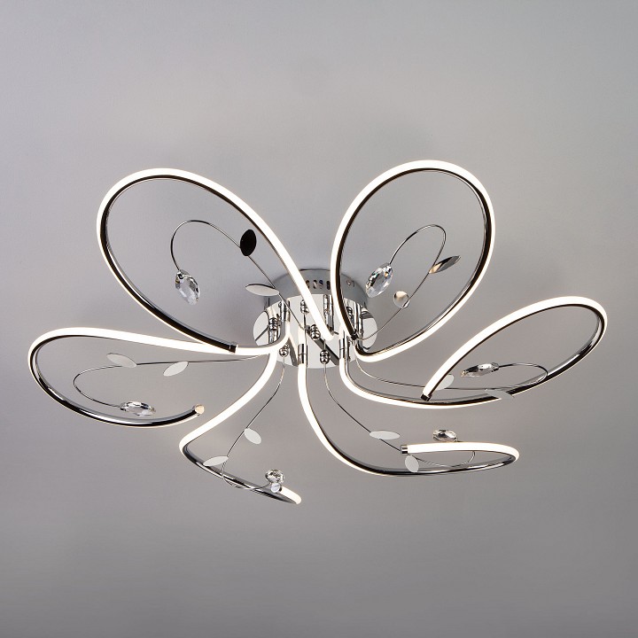 Потолочная люстра eurosvet venzel 90082/6 хром