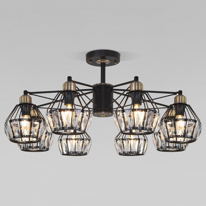 Люстра на штанге eurosvet lord 70075/8 черный