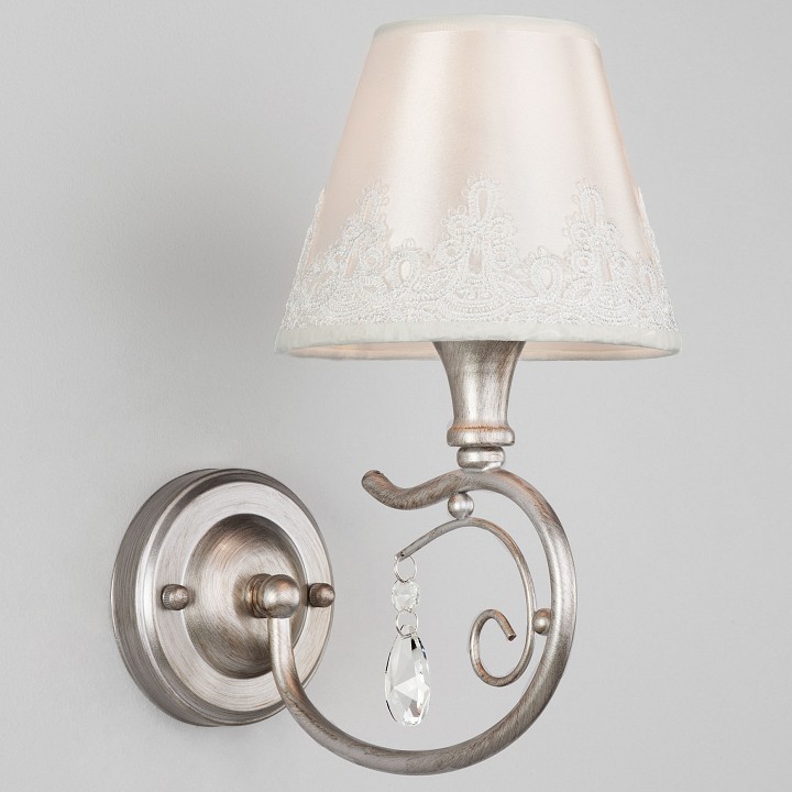 Бра eurosvet incanto 60069/1 серебро