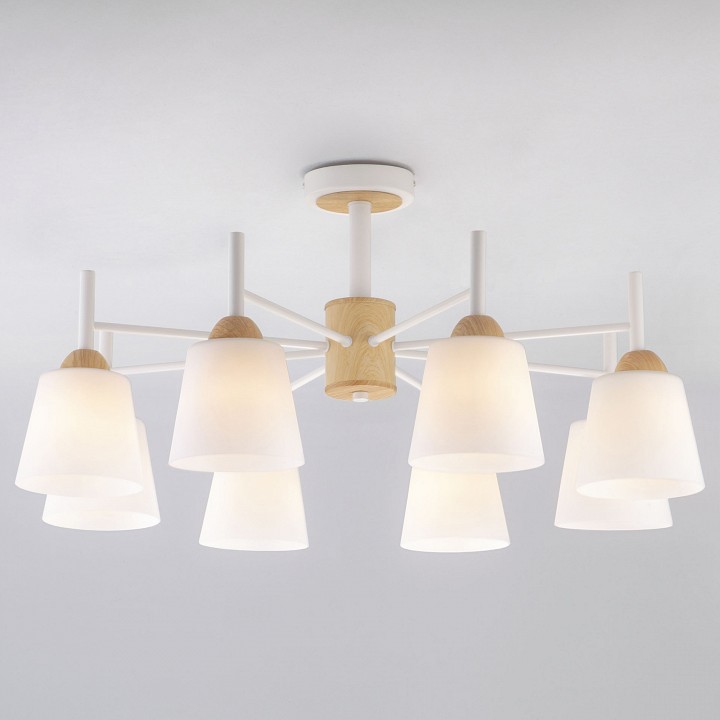 Люстра на штанге eurosvet fresco 70085/8 белый