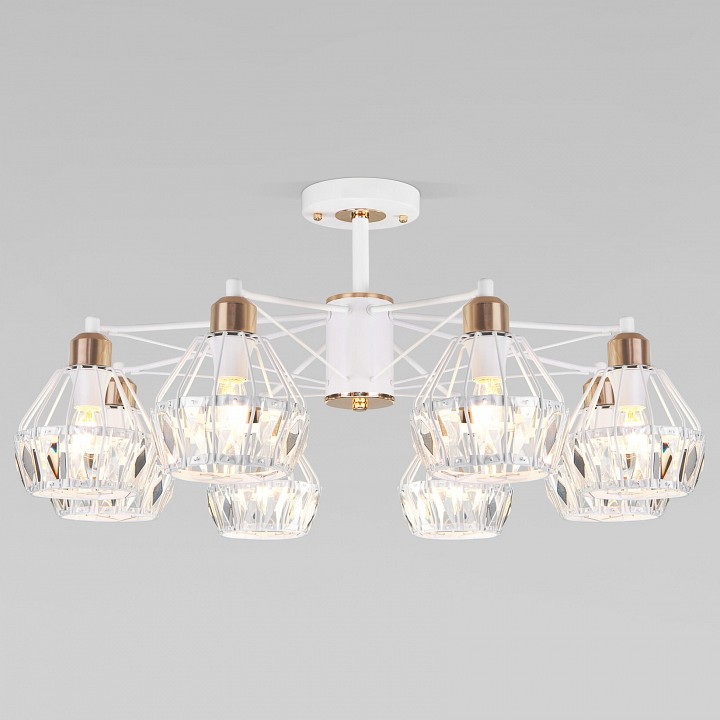 Люстра на штанге eurosvet lord 70075/8 белый