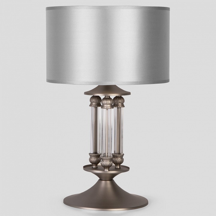 Настольная лампа декоративная eurosvet adagio 01045/1 сатин-никель