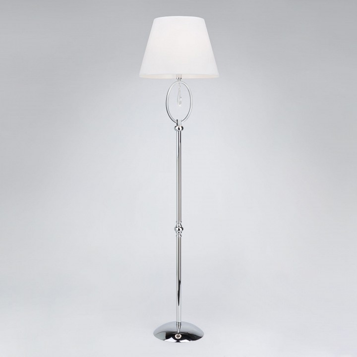 Торшер eurosvet madera 01056/1 хром/прозрачный хрусталь strotskis