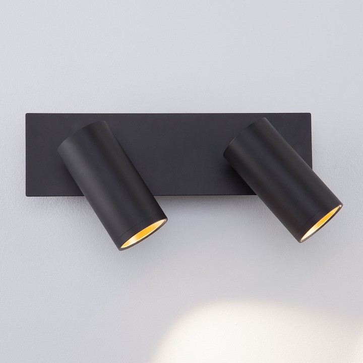 Бра eurosvet fleur 20066/2 led черный/золото