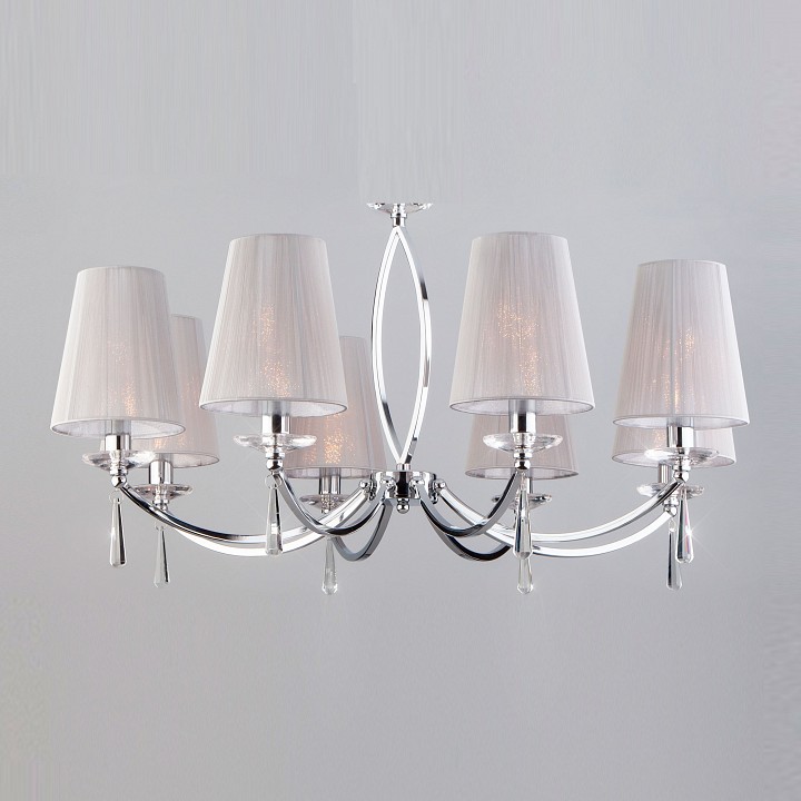 Подвесная люстра eurosvet valery 60079/8 хром