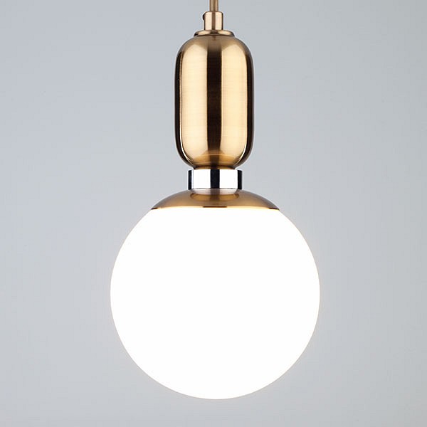 Подвесной светильник eurosvet bubble 50151/1 латунь