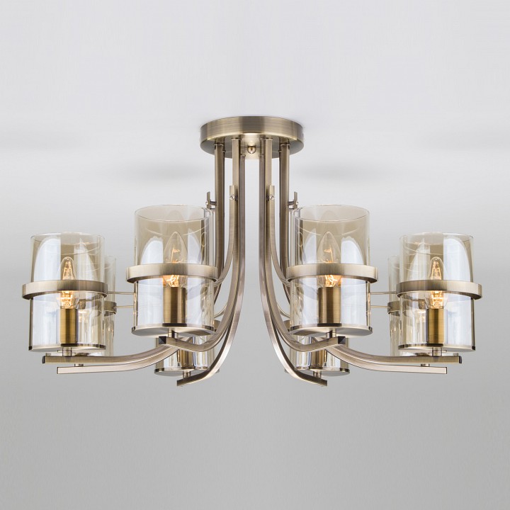 Потолочная люстра eurosvet coppa 60085/8 античная бронза