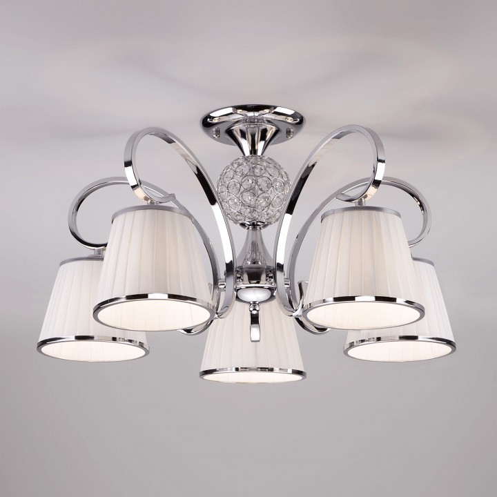 Потолочная люстра eurosvet tessa 60088/5 хром