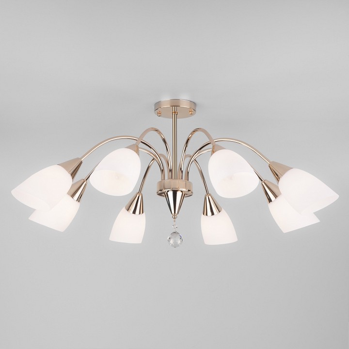 Люстра на штанге eurosvet ellene 30149/8 золото